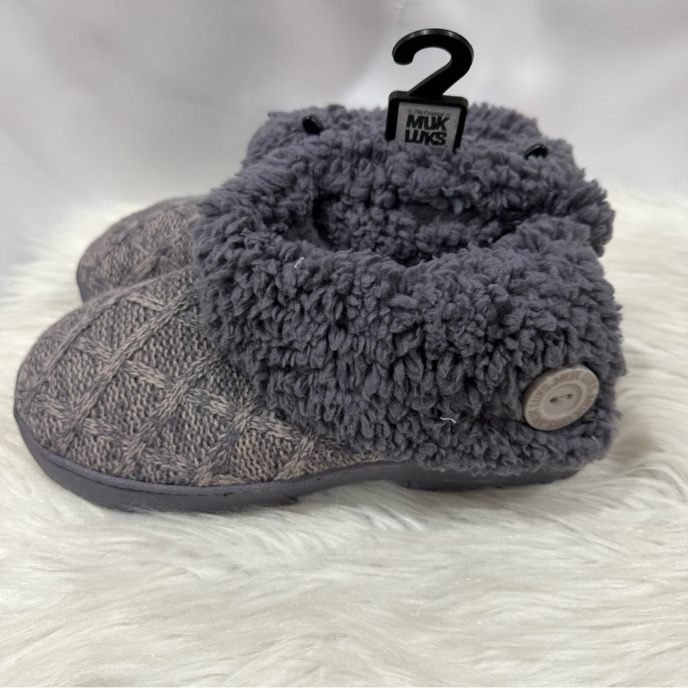 Women’s Grey Muk Luks Slippers